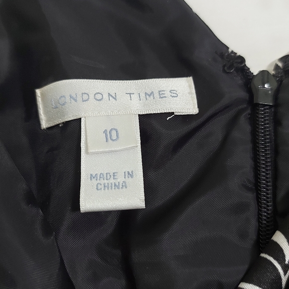 London times formal sleeveless dress - Picture 3 of 8